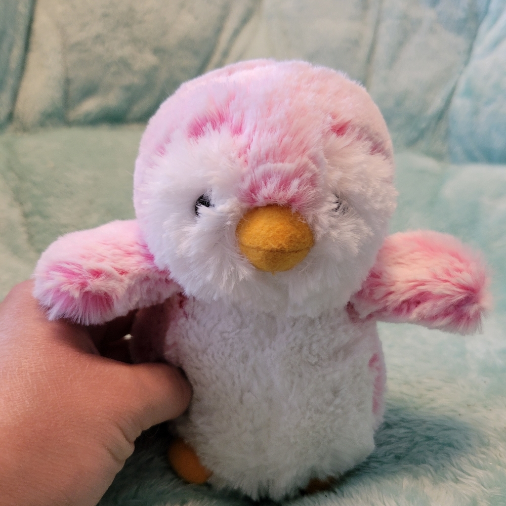 Aurora brand pink penguin plush